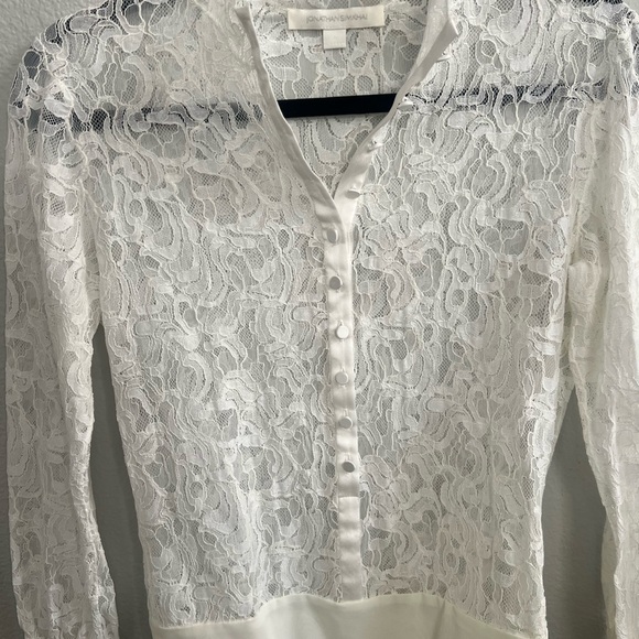 Jonathan Simkhai Long sleeve Lace bodysuit - Picture 6 of 9